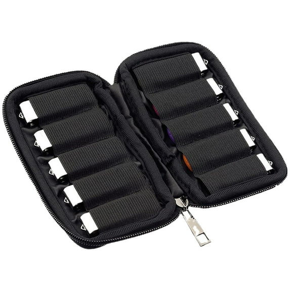 USB Drive Protective Case, Shockproof Portable Storage Bag for Flash Drives, Multi-pocket Zipper Pouch for SD Cards, Travel Electronic Organizer for Cables Adapters, 6.3X3.54inch Shell Case