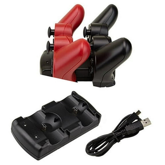 USB Dual Charging Charger Dock Station for PS3 Wireless Controller PS3 Move