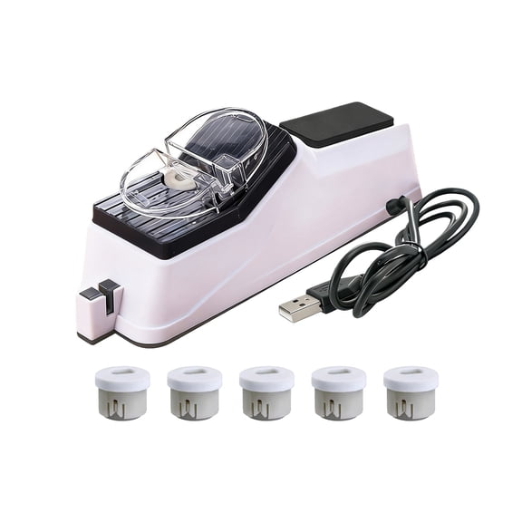 USB Electric Blade Sharpener Automatic Operations Including Antislip Base for Secure Use Multifunctional Sharpening Tool