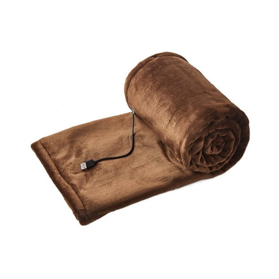 USB Electric Blanket Soft Heating Shawl Leg Warmer Knee Feet Warmer