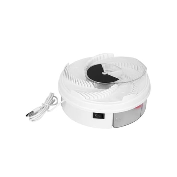 USB Electric Fly Trap - White - Compact - Odorless & Safe