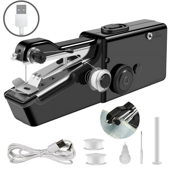 USB Electric Handheld Sewing Machine Kit, Cordless Mini Quick Repairing Sewing G4928