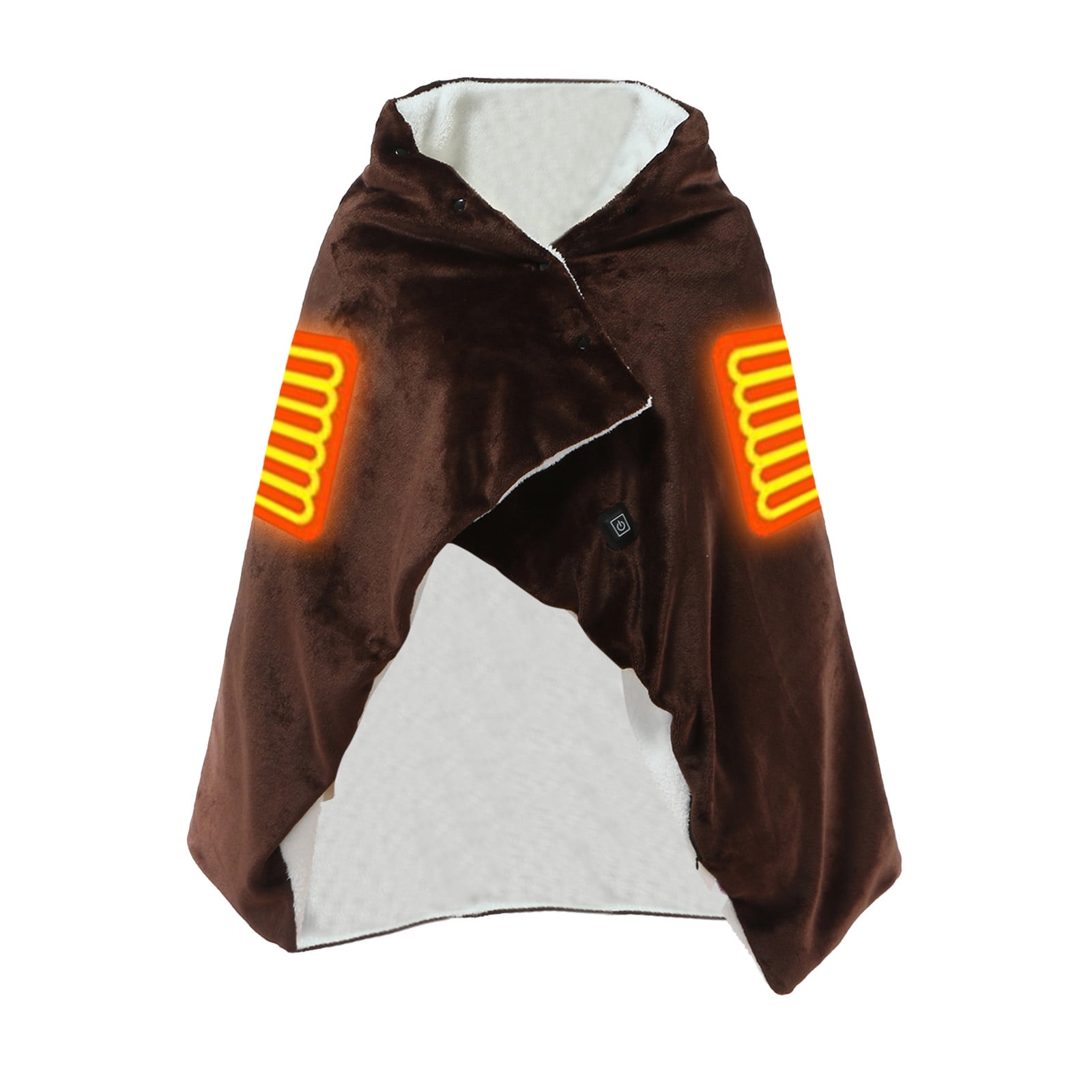 USB Electric Heated Blanke Throw on Shoulder Cold 3 Stage Temperature