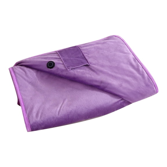 USB Electric Heated Blanket 29.5" x 47.24" - Portable Personal Heated Throw with 3 Heat Settings for Car, Office, Library, Outdoor & Travel Use (Power bank Not Included)