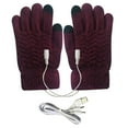 thumbnail image 1 of USB Electric Heated Gloves Heating Winter Thickened Full Fingers Gloves Touchscreen Gloves For Men Women Outdoor Hand Warmer Mitten Hand Gloves USB Hand Warmer Gloves for Typing Warm Laptop Glove, 1 of 7