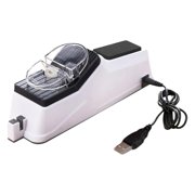 USB Electric Knife Sharpener, With Replacement Grinding Tools, Double Sided Knife Sharpener, Quick Sharpening & Polishing, Stable Non-slip Base 1 pcs