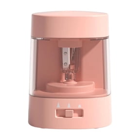 USB Electric Pencil Sharpener, Automatic and Fast Sharpening with 3 Tip Settings, Compact Design for Desk, Dual Power Option, Perfect Gift for Youngsters and Home Office