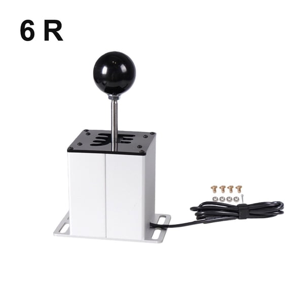 USB Emulator Shifter for G29 G27 G920 and for THRUSTMASTER T300RS, Metal 6+R/7+R Gear for Racing Simulators for ATS ETS WRC,- and Play on for (6-speed)