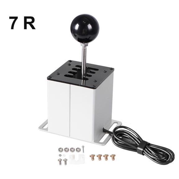 USB Emulator Shifter for G29 G27 G920 and for THRUSTMASTER T300RS, Metal 6+R/7+R Gear for Racing Simulators for ATS ETS WRC,- and Play on for (7-speed)