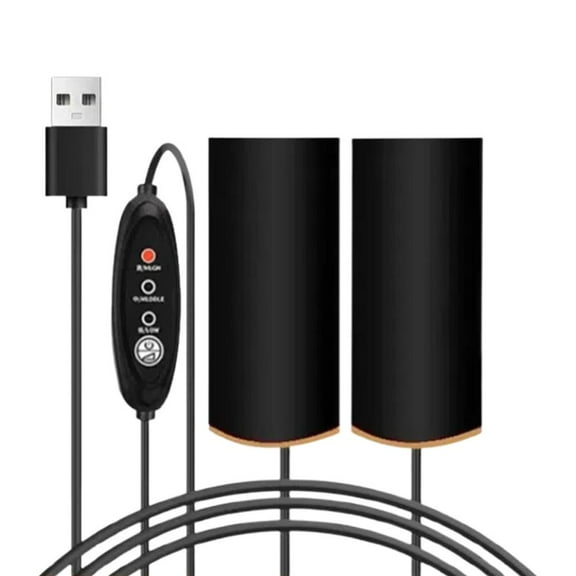 USB-Enabled 3-Speed Heated Grips for Motorcycles and Scooters, Suitable for Cold Season Riding with Adjustable Temperature Control