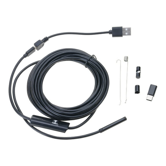 Wovilon Usb Endoscope For Otg Android Phone, Computer, 7 Mm Borescope Inspection Snake Camera Waterproof With Micro Usb, Type C, 1 M Semi-Rigid Cord, Apply to Windows Pc Wovilon Usb Endoscope For Otg Android Phone, Computer, 7 Mm Borescope Inspection Snake Camera Waterproof With Micro Usb, Type C, 1 M Semi-Rigid Cord, Apply to Windows Pc
