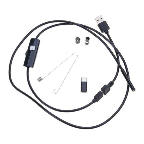 USB Endoscope for Phone 5.5mm Borescope Inspection Snake Camera Waterproof