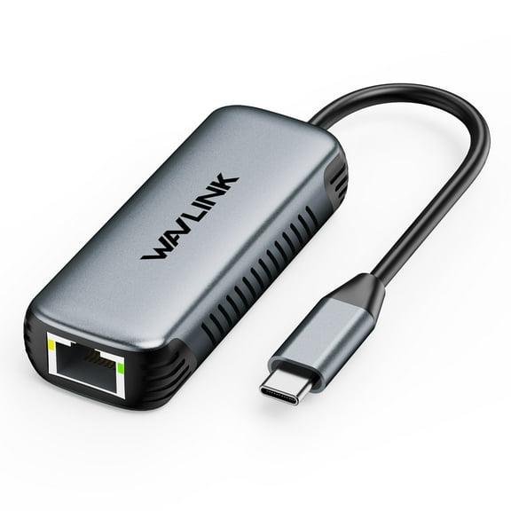 USB Ethernet Adapter, 5000Mbps Ethernet Network Adapter for Laptops, Computers and More