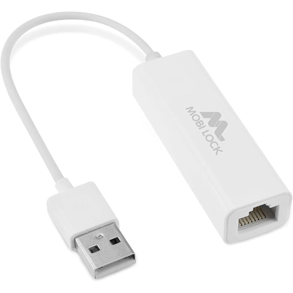 USB Ethernet LAN Network Adapter Compatible with Laptops and All USB 2.0 Compatible Computers Including Windows 7 to 11 Vista Mac OS X and macOS - by