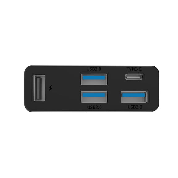 USB Expansion Hubs with Up to 5 Gbps Data Transfer, 3 USB-A Port, Usb C Connection, and Separate Charging Port for Supported Consoles