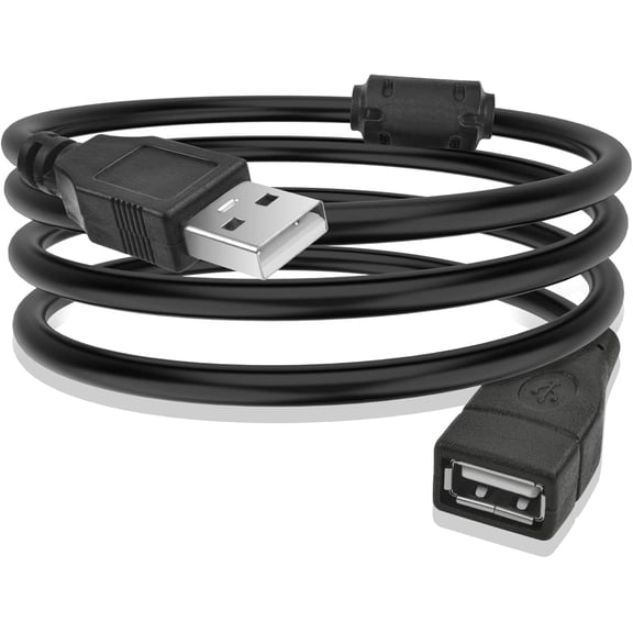 USB Extension Cable 10Ft, Type A Male to A Female High Speed Data Transfer & Charging Extender Cord for Webcam, Camera, Phone, Mouse, Keyboard, Printer and More