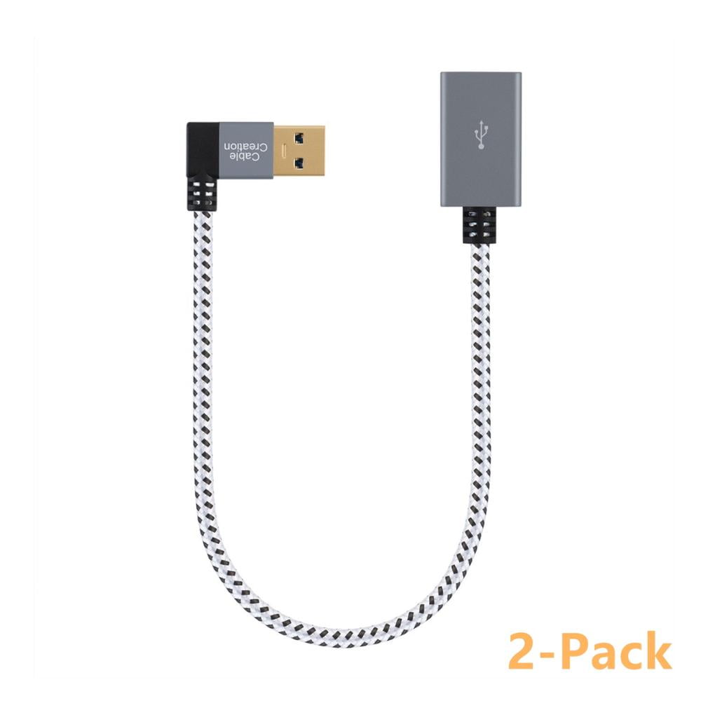 USB Extension Cable, CableCreation Right Angle USB 3.0 Male to Female