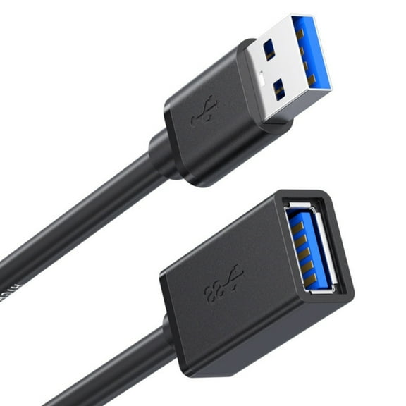USB Extension Cable High Speeding USB 3.0 Extender Cable Male to Female Data Transfer Replace for Mouse Extender Cable