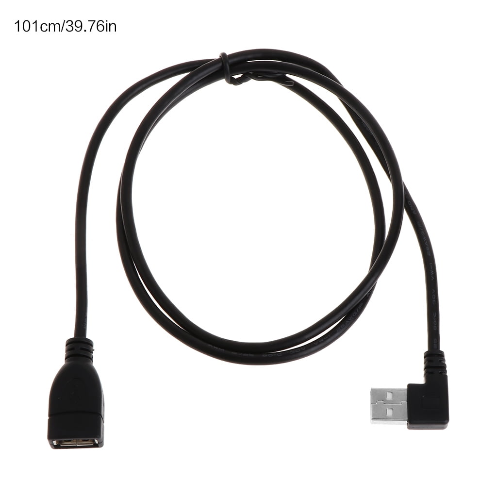 USB Extension Cables Female Type A USB 2.0 To Right Angle 90 Degree