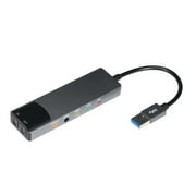 USB External Sound Card with SPDIF Digital Sound for 5.1 Surround Sound Systems, Aluminum Body
