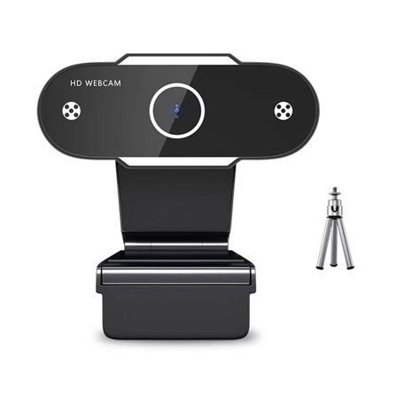 USB External Webcam Computer Camera Autofocus with Stereo Microphone Streaming Camera Plug and Play USB, for Laptop, Desktop