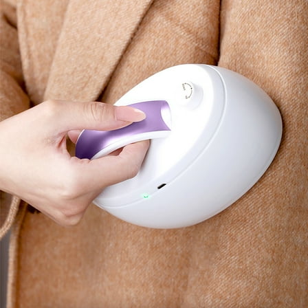 USB Fabric Shaver, Rechargeable Portable Lint Remover, Pilling Shaver Machine for Clothing Bed Sheets, 6 Stainless Blades Electric Fuzz Sweater Remover with Honeycomb Cover