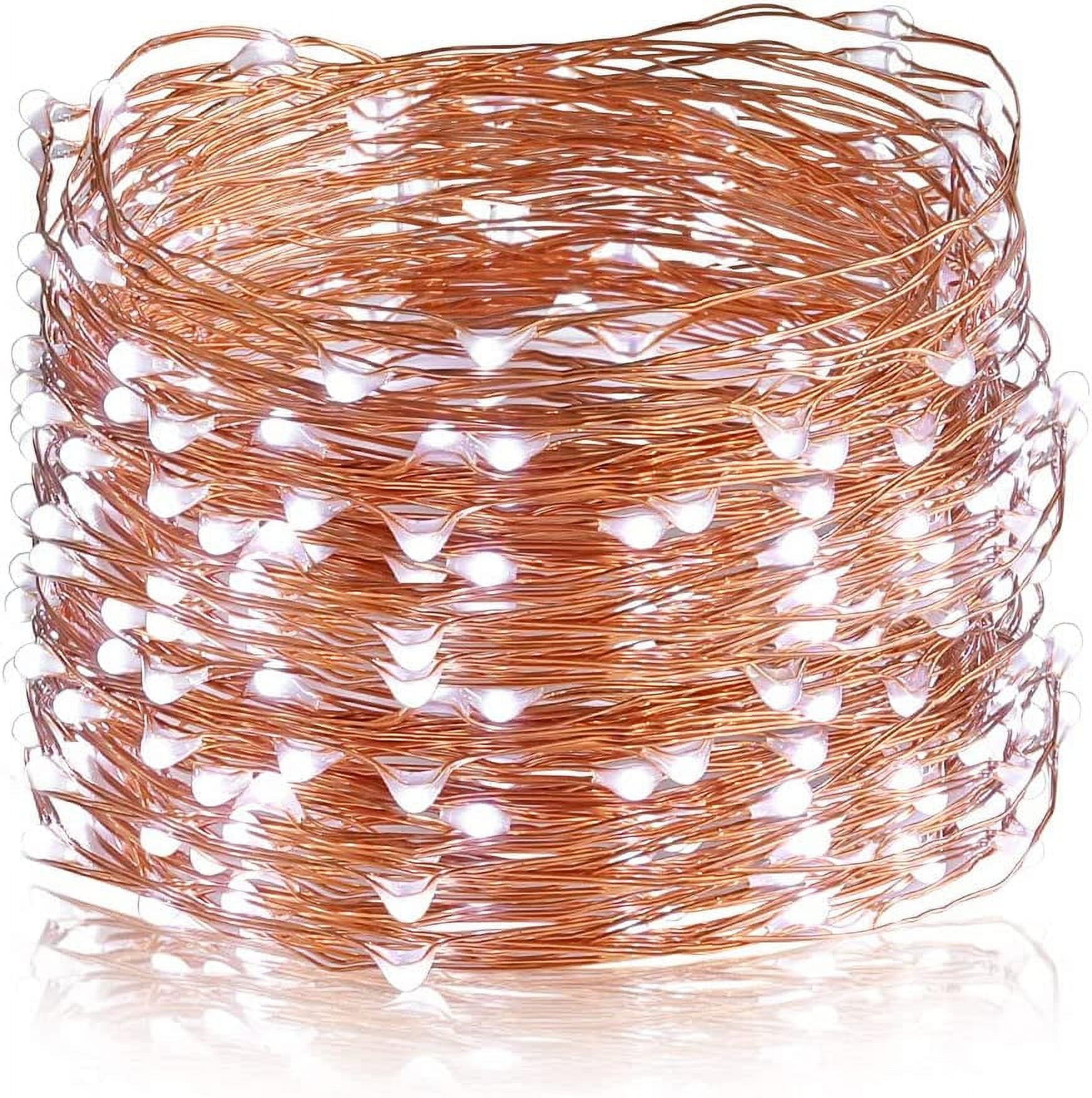 USB Fairy String Lights, 16.5Ft 50 LED Waterproof Copper Wire Christmas