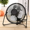 thumbnail image 1 of USB Fan, Portable Small Desk Fan, Mini Personal Fan with Speed Settings, Super Quiet Table Fan Metal Design 360° Up and Down, Perfect for Home Office, 1 of 4