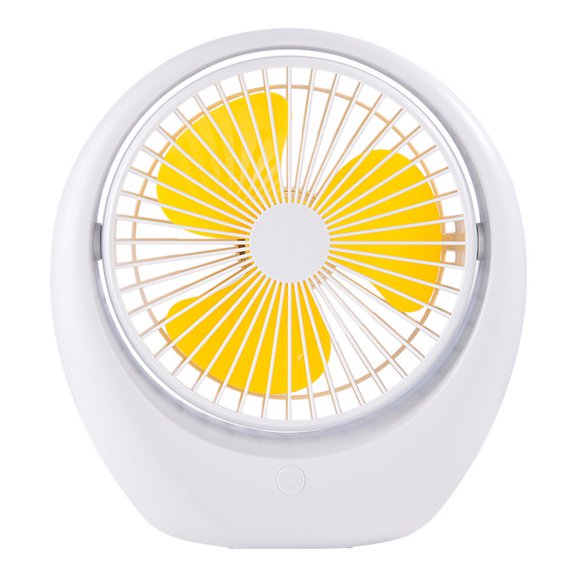 USB Fan Quiet Operation 3Speeds Quiet Operation USB Rechargeable for Home and Office Powerful Cooling