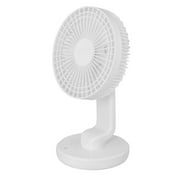 Compact Desk/Wall Fan with Adjustable Height – 330° Rotation, Quiet Performance, 5-Hour Runtime