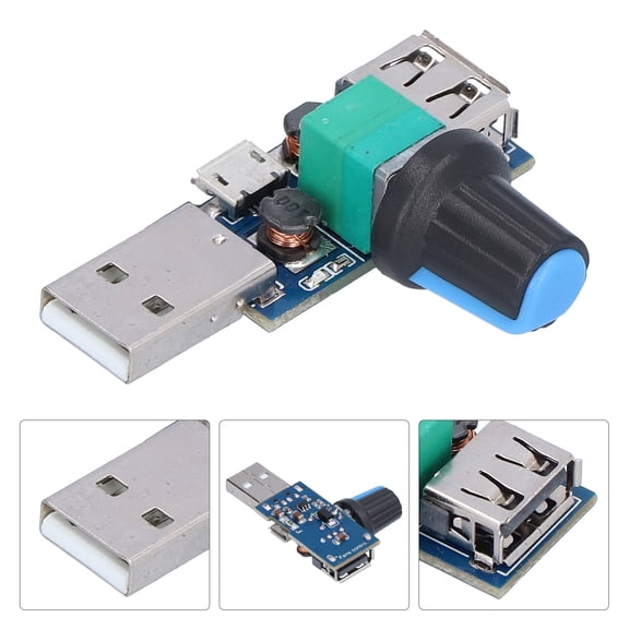USB Fan Speed Controller, Adjust Board Speed USB Fan Control Module Volume Control  For Increase The Air Volume For Heat Dissipation