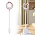 thumbnail image 1 of USB Fan With LED Light 2 In1 Suitable For Camping And Fishing Power Small Cooling Fan, 1 of 8