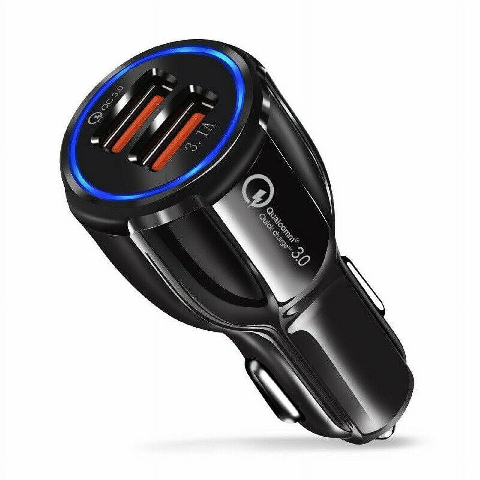USB Fast Car Charger 3.0 Dual Port for iPhone Samsung Android