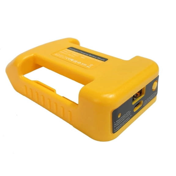 USB Fast Charger Adapter for Makita/Dewalt/Milwaukee 18V Li-ion Battery Rack Holder USB Type-C Output Fast Charging Interface