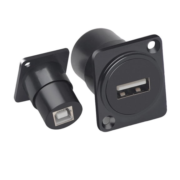 USB Female Port a to Female Port B Connectors Direct Plug Adapters for Linking Computers to Printers USB 2.0 480Mbps