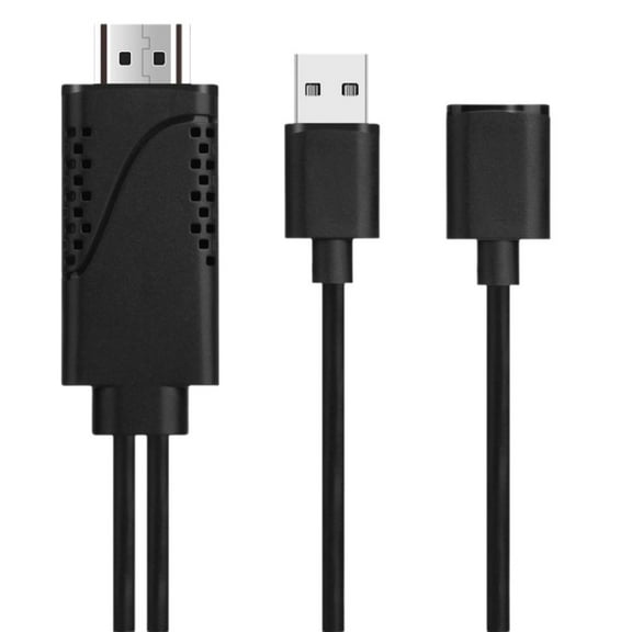 USB Female to HDMI-compatible Male 1080P HDTV TV Digital AV Adapter Cable U1S9