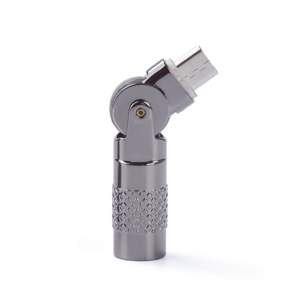 Aluminum Alloy USB Adapter USB Female to Male 90Rotatable Connectors for Home Gaming and Entertainment Use