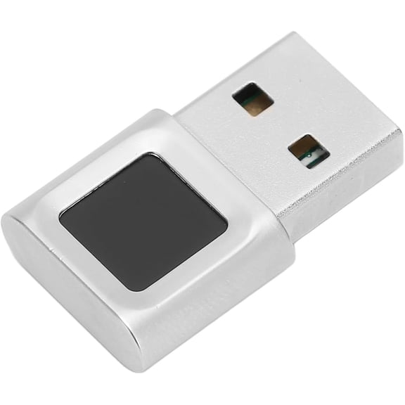 USB Fingerprint Reader for , Portable Key Biometric Fingerprint Scanner 0.5 Seconds 360 Detection, for 10/11 32/64 Bits