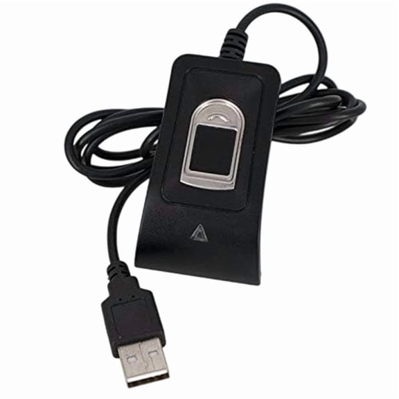 USB Fingerprint Reader with 360 Degree Auto Calibration for PC and Laptop, Supports Multiple Fingerprints