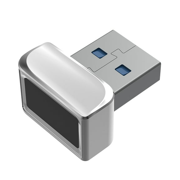 USB Finrprint Reader Zinc Alloy MinI Finrprint Unlock Module Safe Multilingual Convenient Operation Portable For Laptops PC ,Upgraded Security Combination Lock