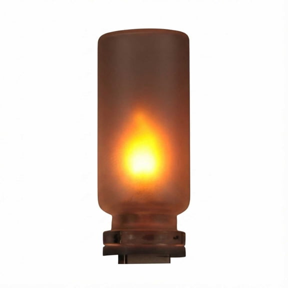 USB Flame Lamp, Flickering Fire Effect Ambient Light for Home Decor, Portable LED Flame Bulb for Bedroom Living Room Party Atmosphere Lighting B