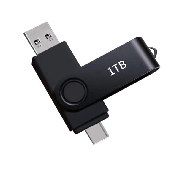 USB Flash Drive 1T(932G) USB-C and USB-A Dual Drive Thumb Drive Jump Drive - Compatible with Phones, Laptops, Tablets - MAOLAI