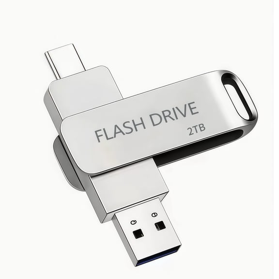 USB Flash Drive 2T/1864G 2 in 1 OTG Type C Memory Stick Thumb Drive Photo Stick Jump Drive for Android Smartphones, Computer, Tablet, PC