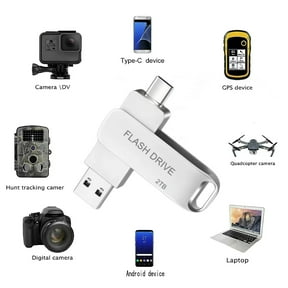 USB Flash Drive 2T/2000G Dual Drive Thumb Drive for Mobile/Tablet/PC/Mac - MAOLAI