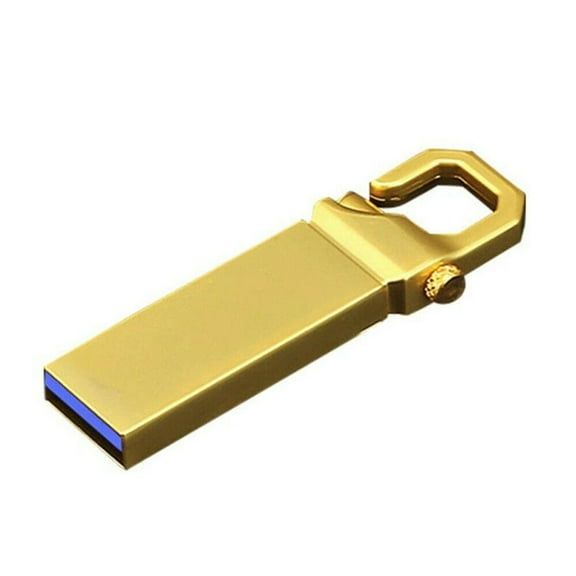 USB Flash Drive 32GB USB 3.0 Waterproof Drive Memory USB Stick - Gold