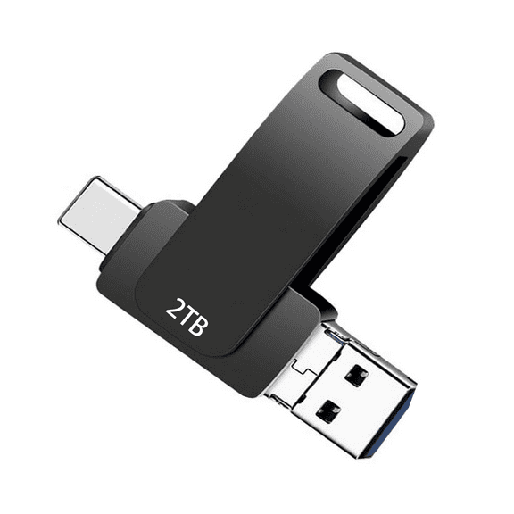 USB Flash Drive, Tersanhong 3.0 Dual Thumb Drives External Data Storage Memory Stick Type C Phone Photo Stick