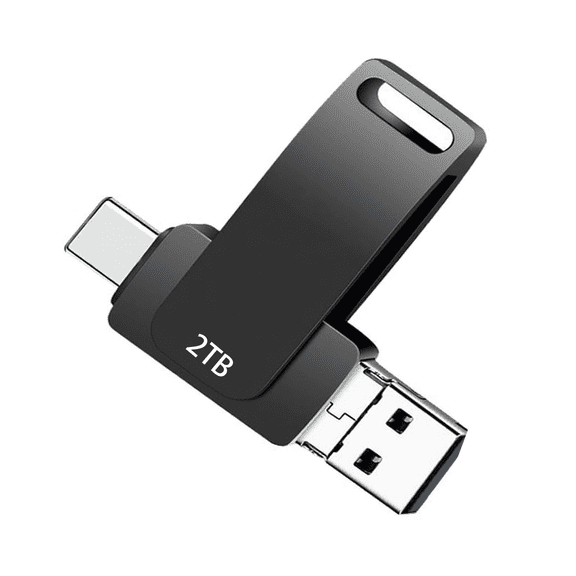 USB Flash Drive, Tersanhong 3.0 Dual Thumb Drives External Data Storage Memory Stick Type C Phone Photo Stick