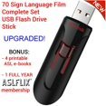 thumbnail image 1 of USB Flash Drive Stick: 70 ASL Film Complete Set, 1 of 1