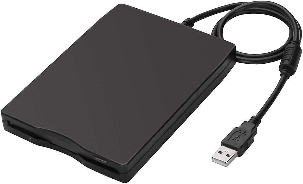 USB Floppy Drive, USB External Floppy Disk Drive 1.44 MB Slim Plug And Play FDD Drive For PC Windows