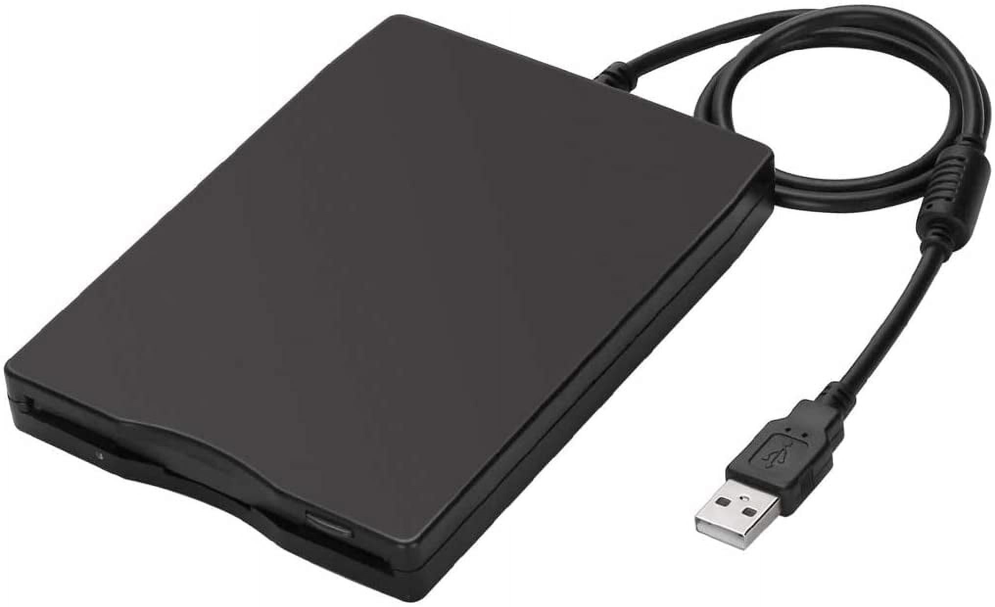 USB Floppy Drive, USB External Floppy Disk Drive 1.44 MB Slim Plug and